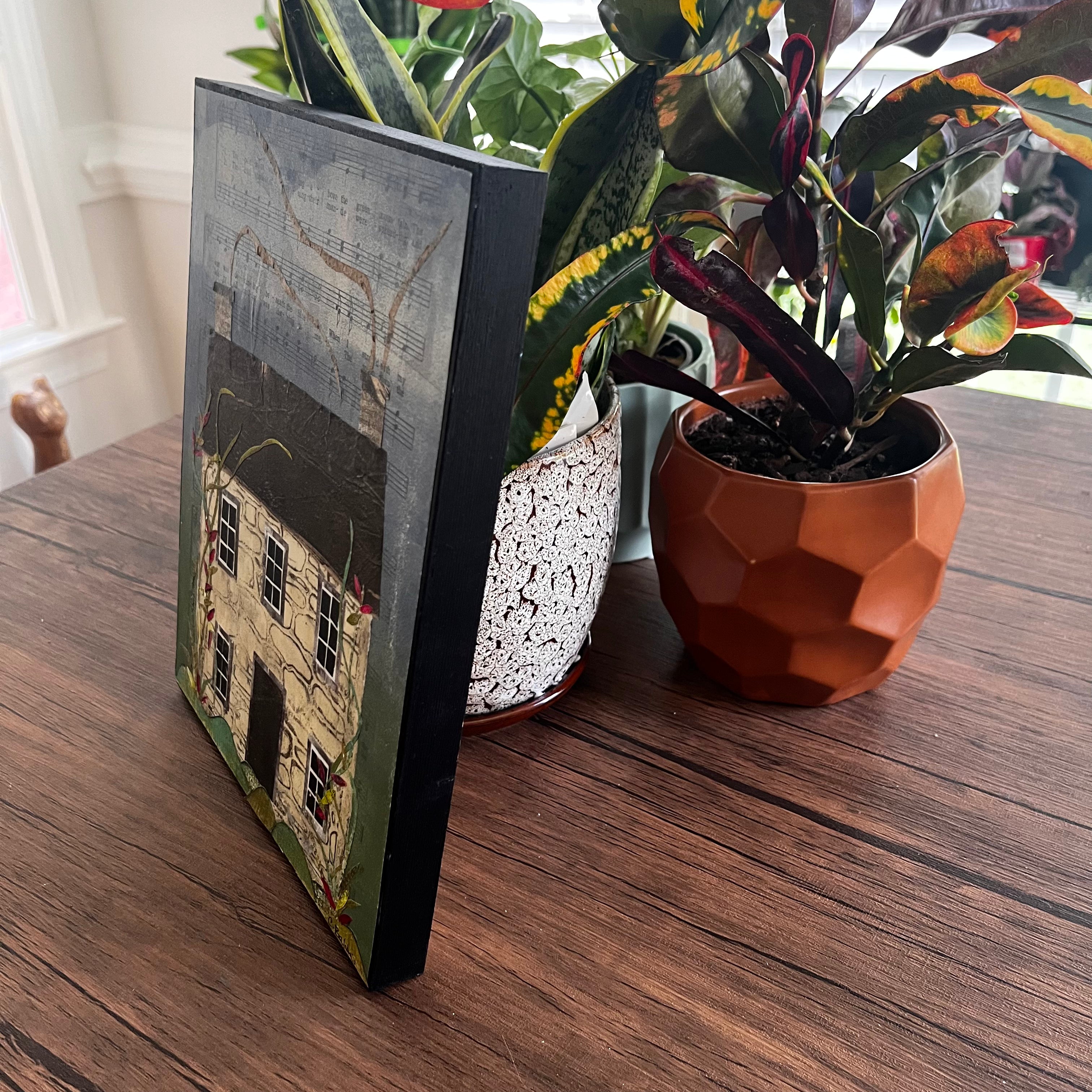 English Country House Original Collage
