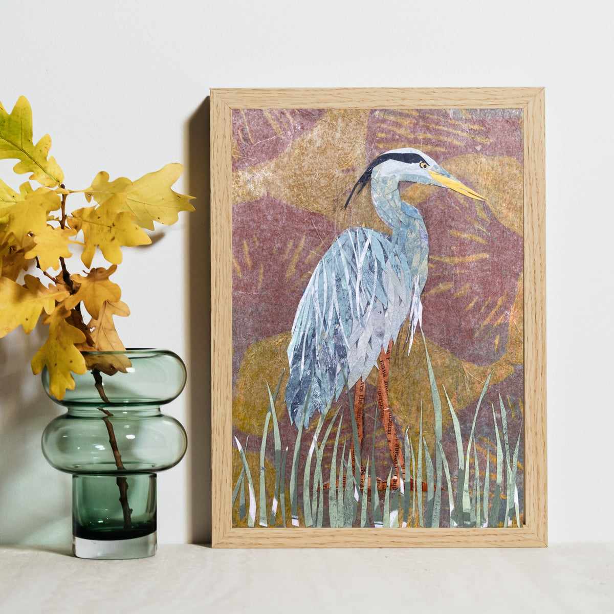 Blue Heron Print