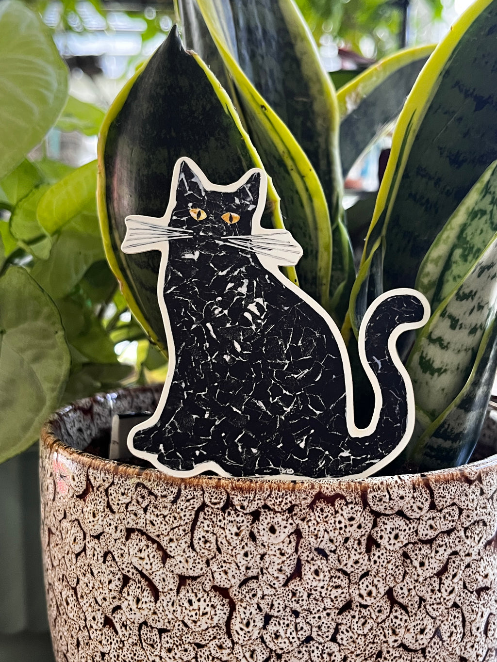 Black Cat Sticker