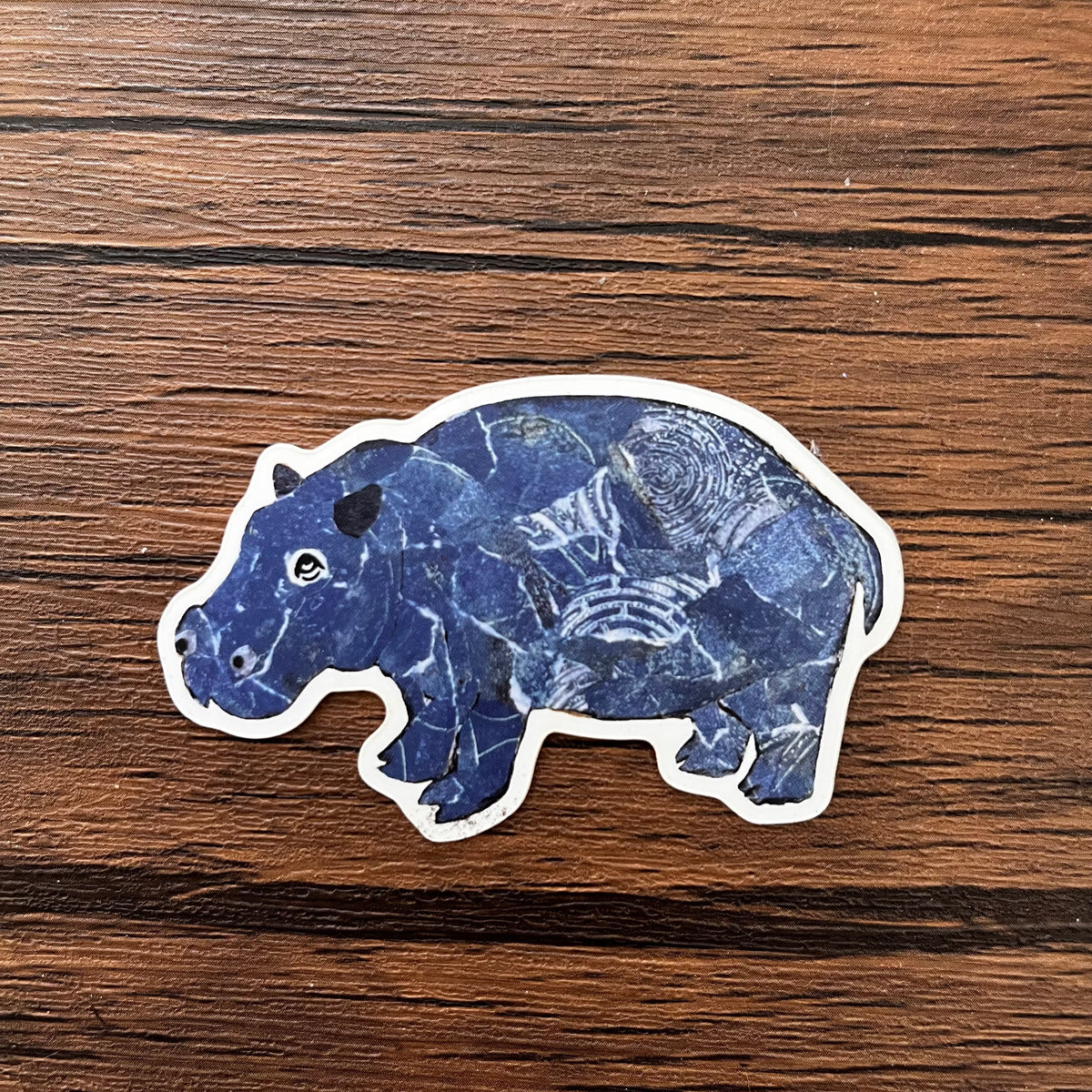Hippo Sticker