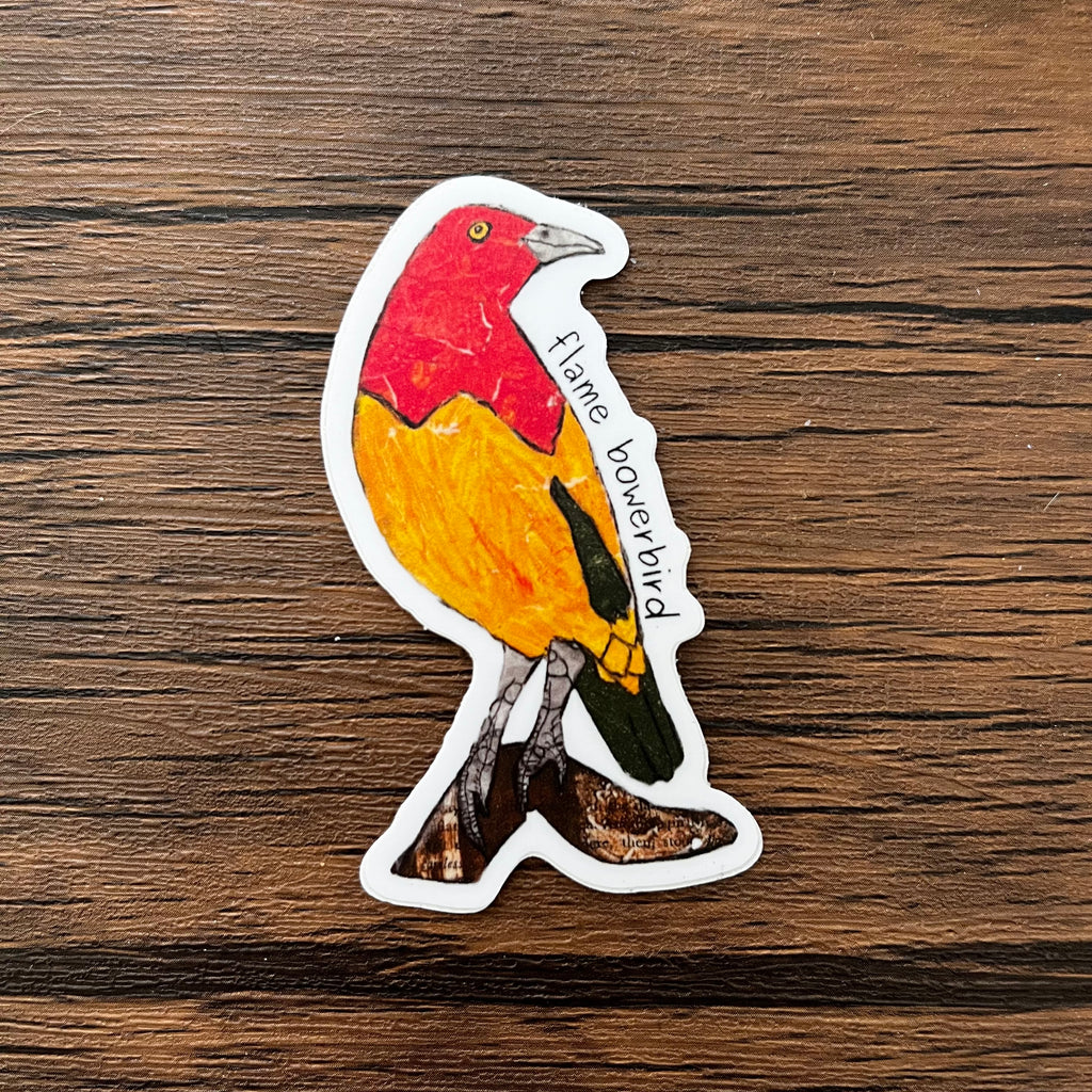 Bower Bird Sticker