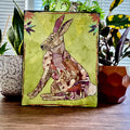 Rowdy Rabbit Original Collage